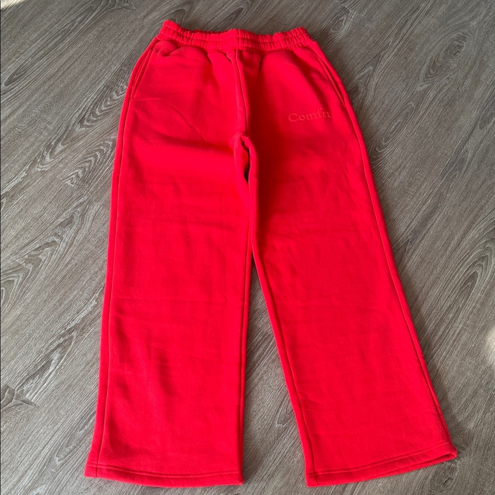 Comfrt Minimalist Straight Leg Sweatpants Unisex, Size L